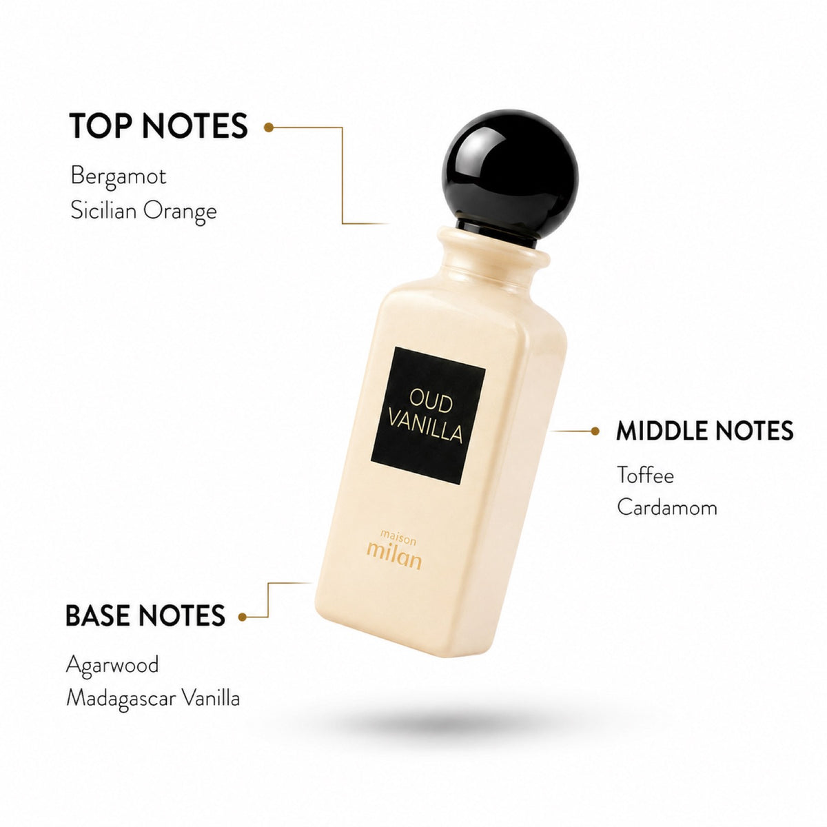 Oud Vanilla — note pyramid